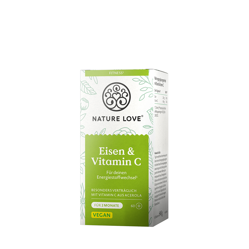 Bild: NATURE LOVE Eisen und Vitamin C 