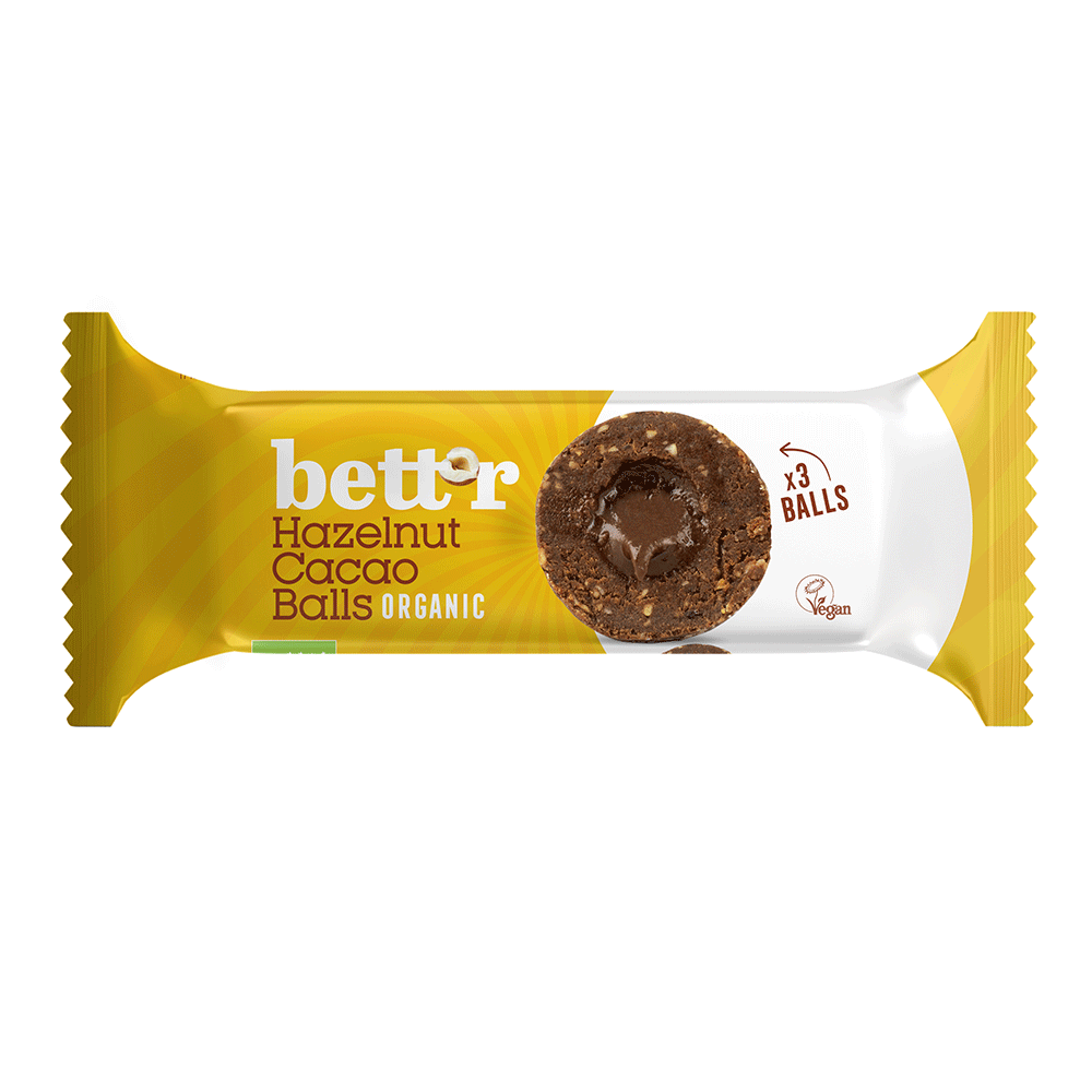 Bild: Bett'r Haselnuss Kakao Balls 