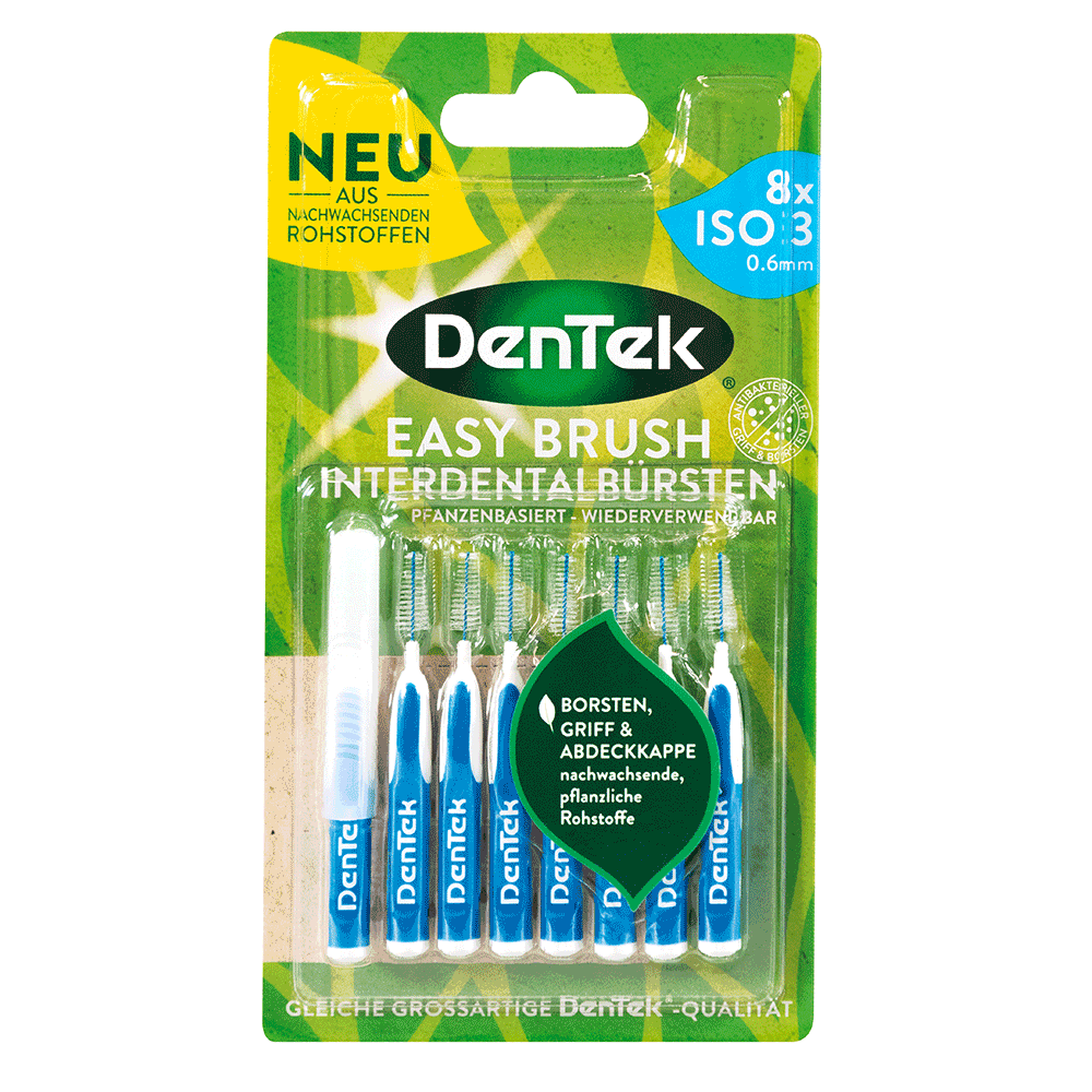 Bild: DenTek Easy Brush Interdentalbürsten ISO 3