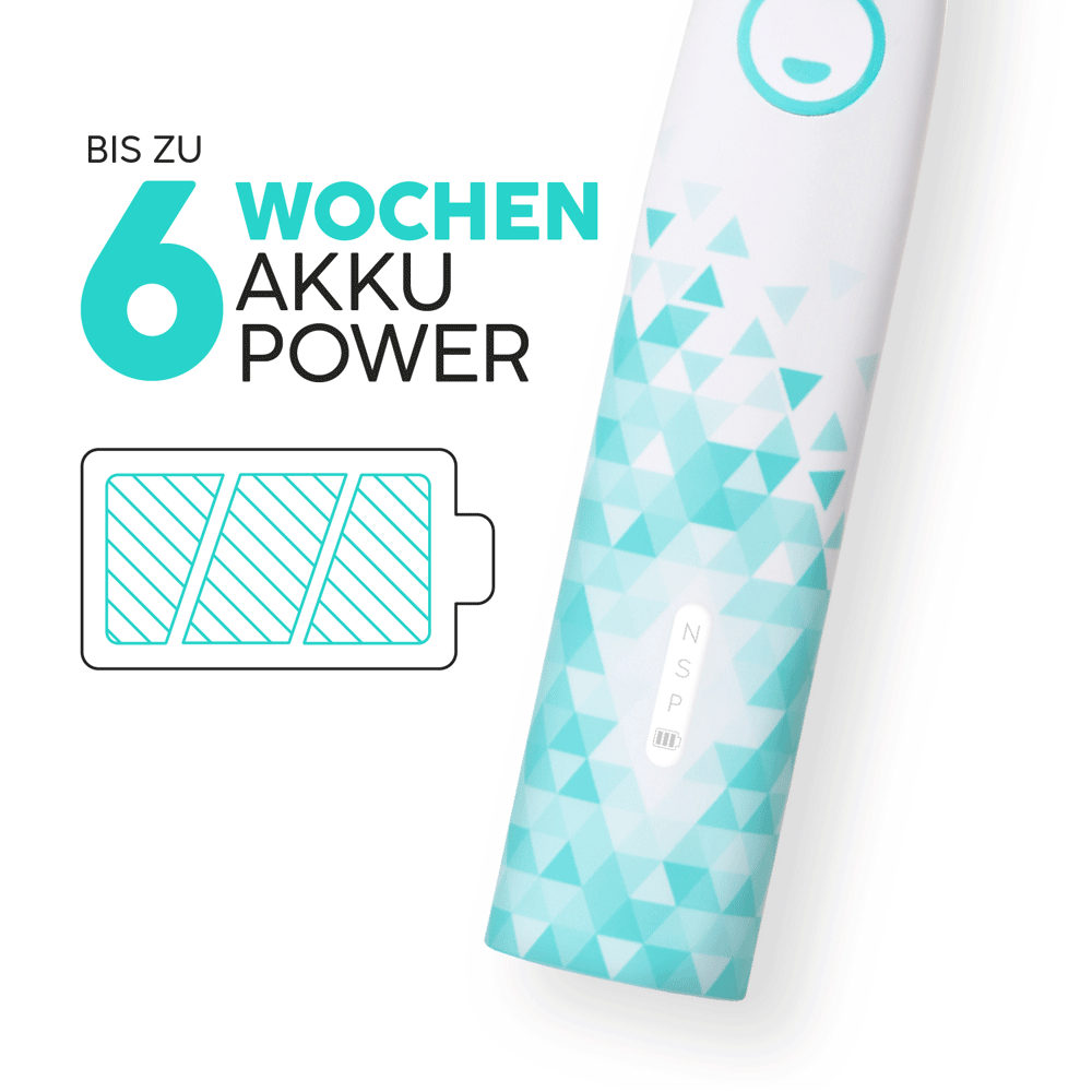 Bild: happybrush Schallzahnbürste Eco V3 Weiß 