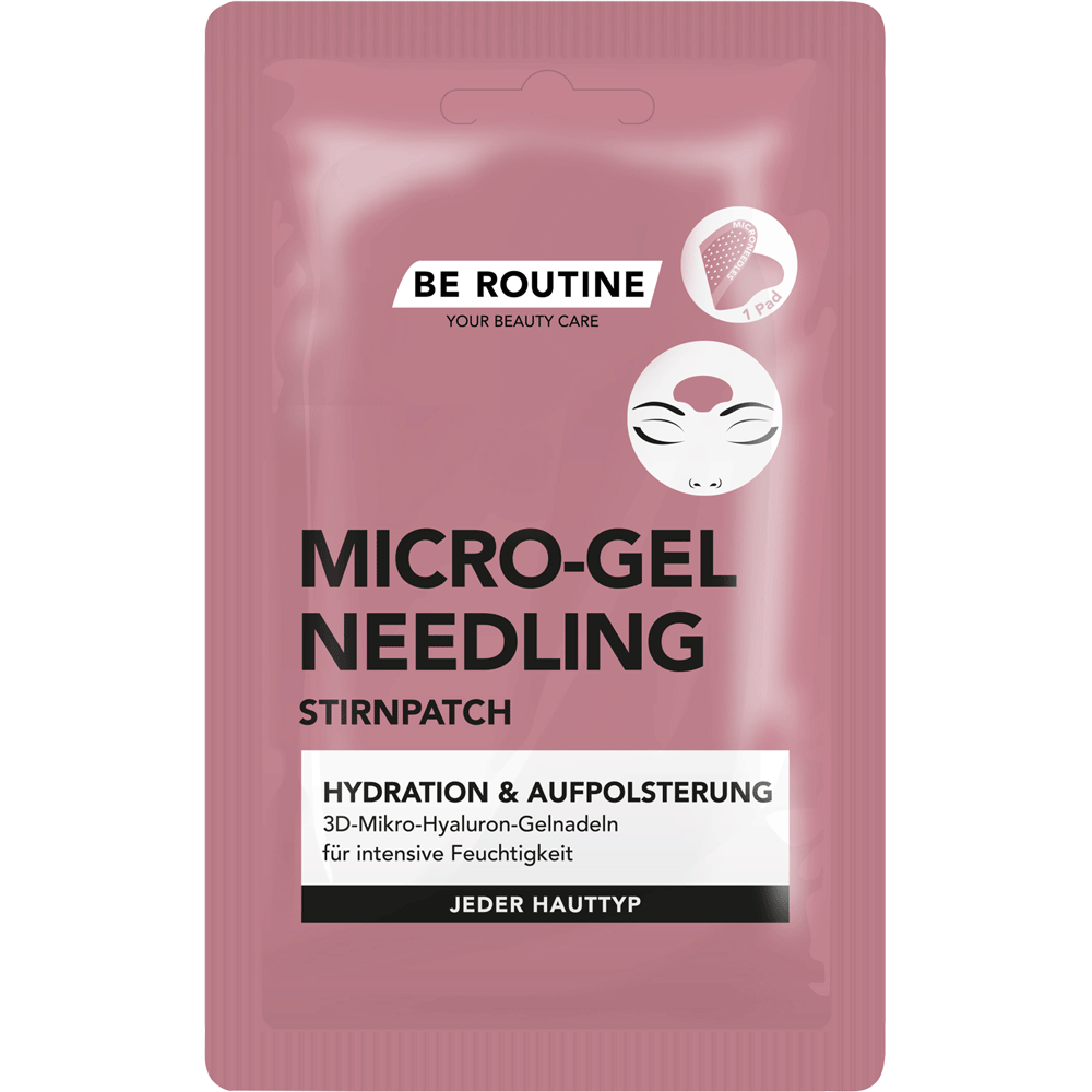 Bild: BE ROUTINE Stirnpatch Micro Gel Needling 