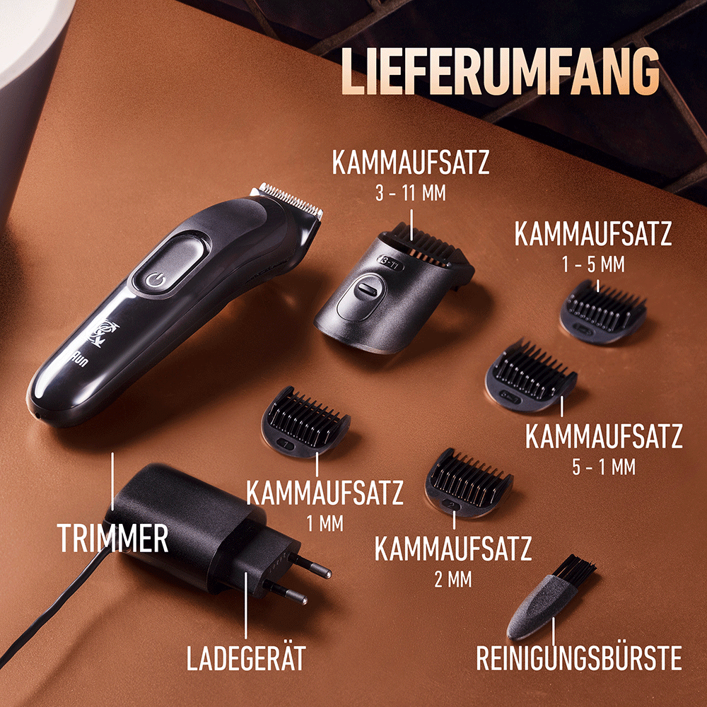 Bild: Gillette King C.  kabelloser Barttrimmer für Männer 