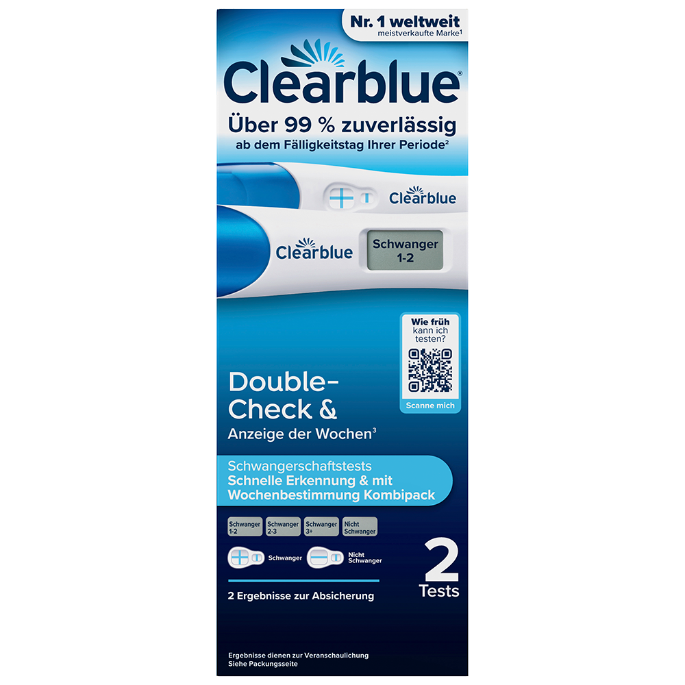 Bild: Clearblue Schwangerschaftstest Kombipack