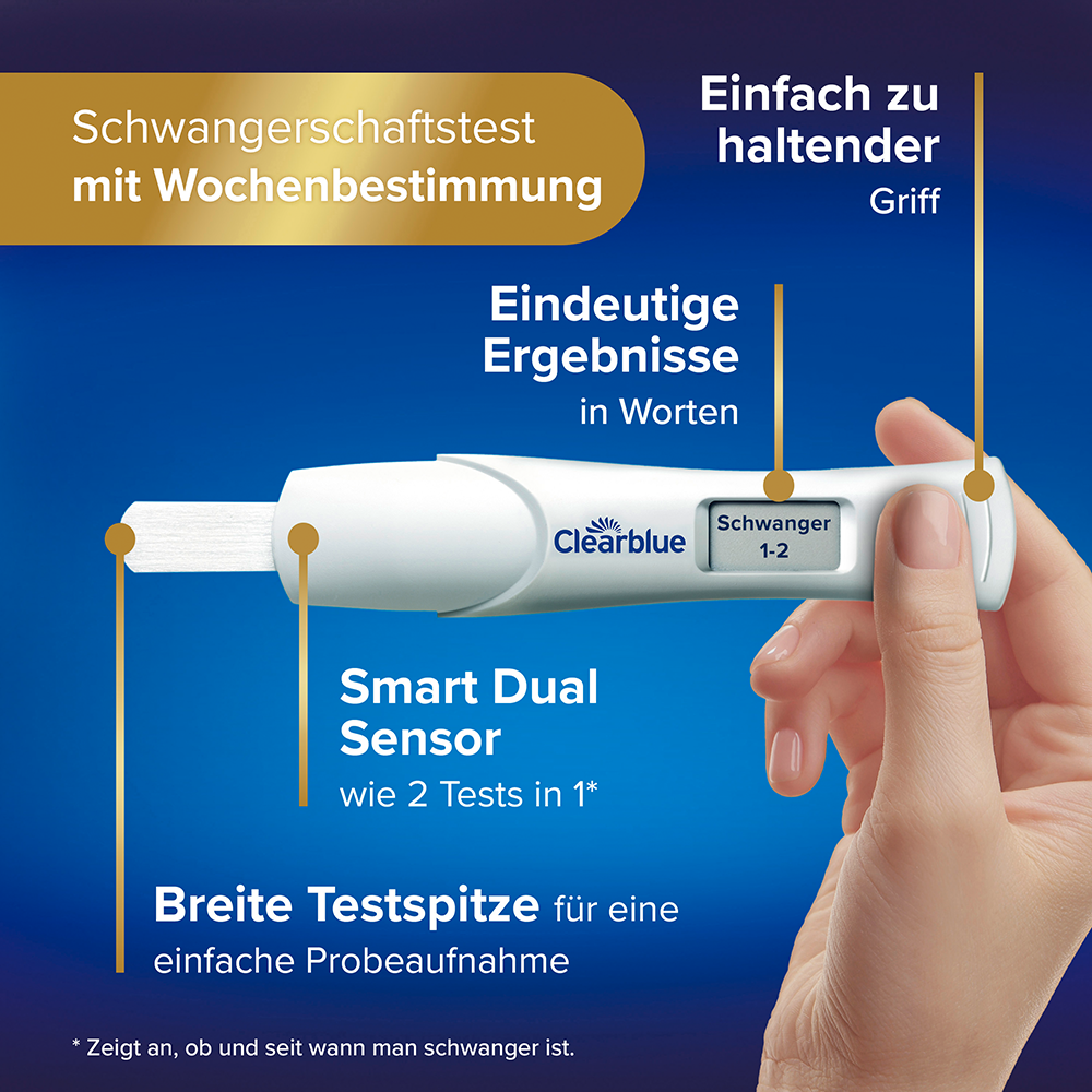 Bild: Clearblue Schwangerschaftstest Kombipack