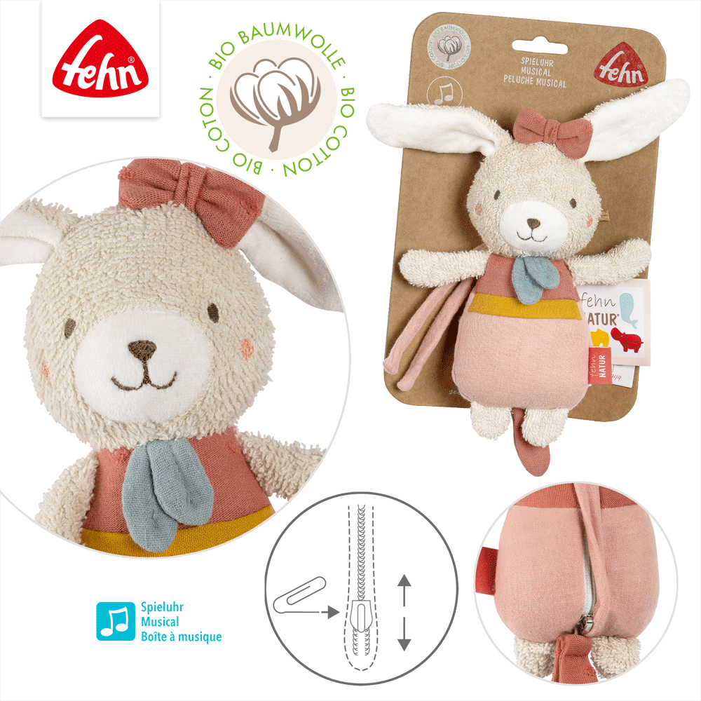 Bild: Fehn Mini Spieluhr Hase