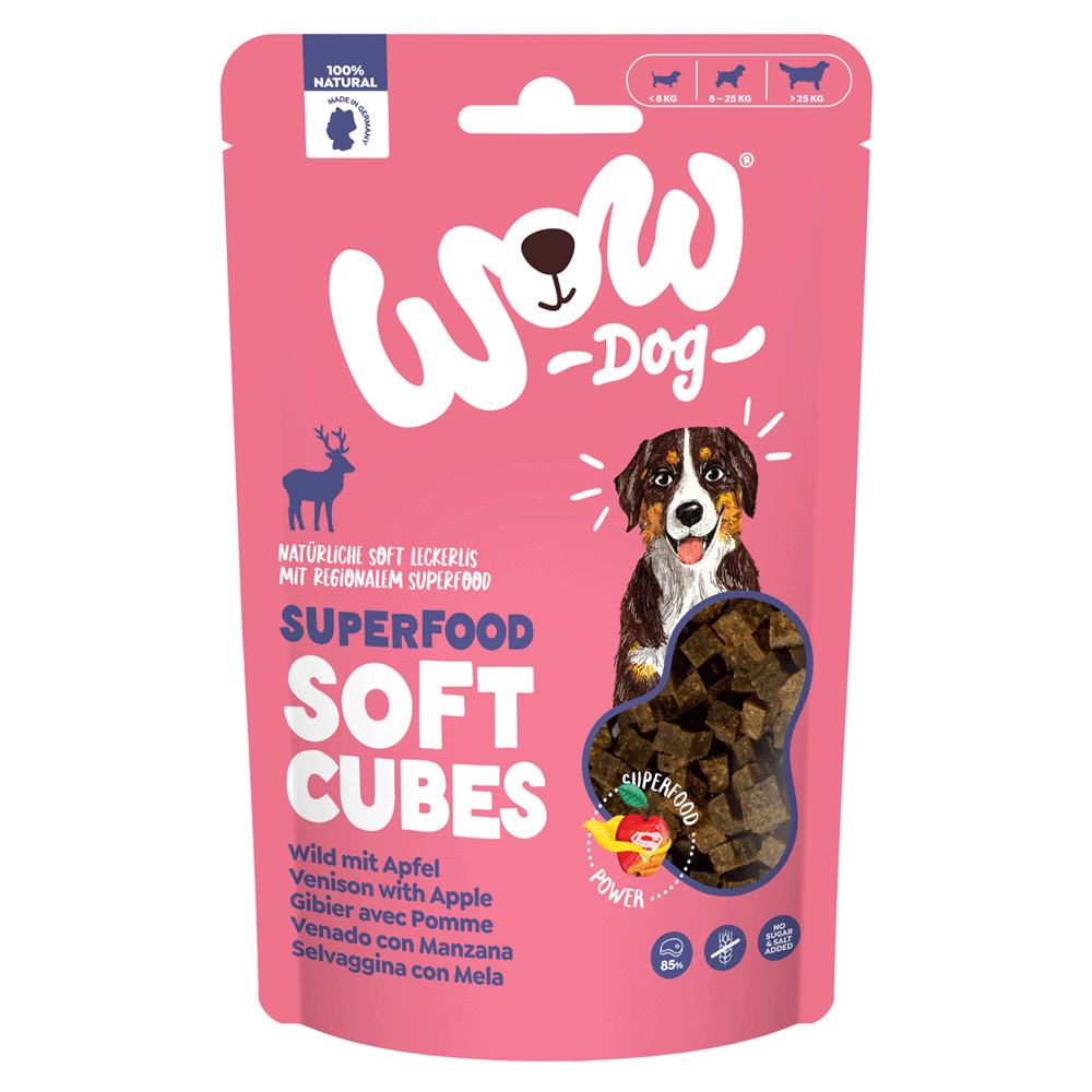 Bild: WOW Superfood Soft Cubes Wild mit Apfel