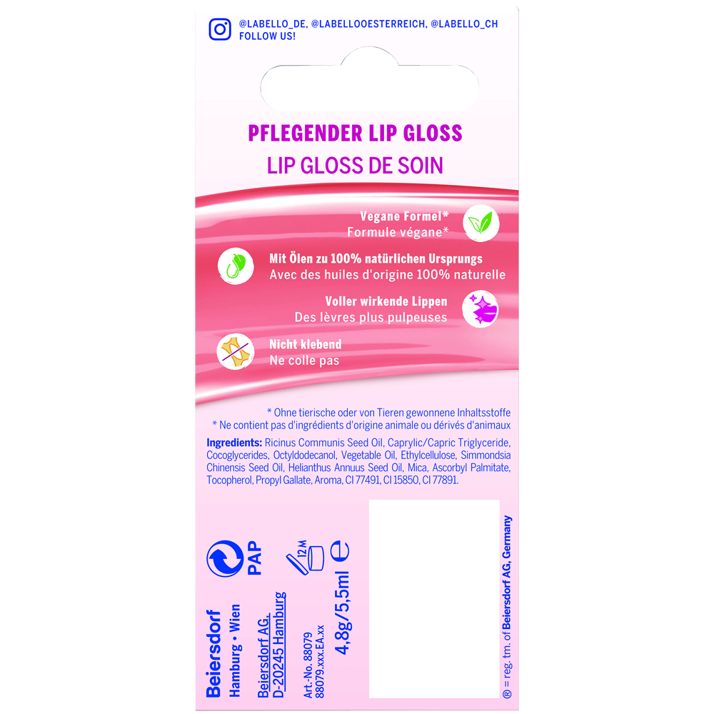 Bild: labello Lipgloss Rose 