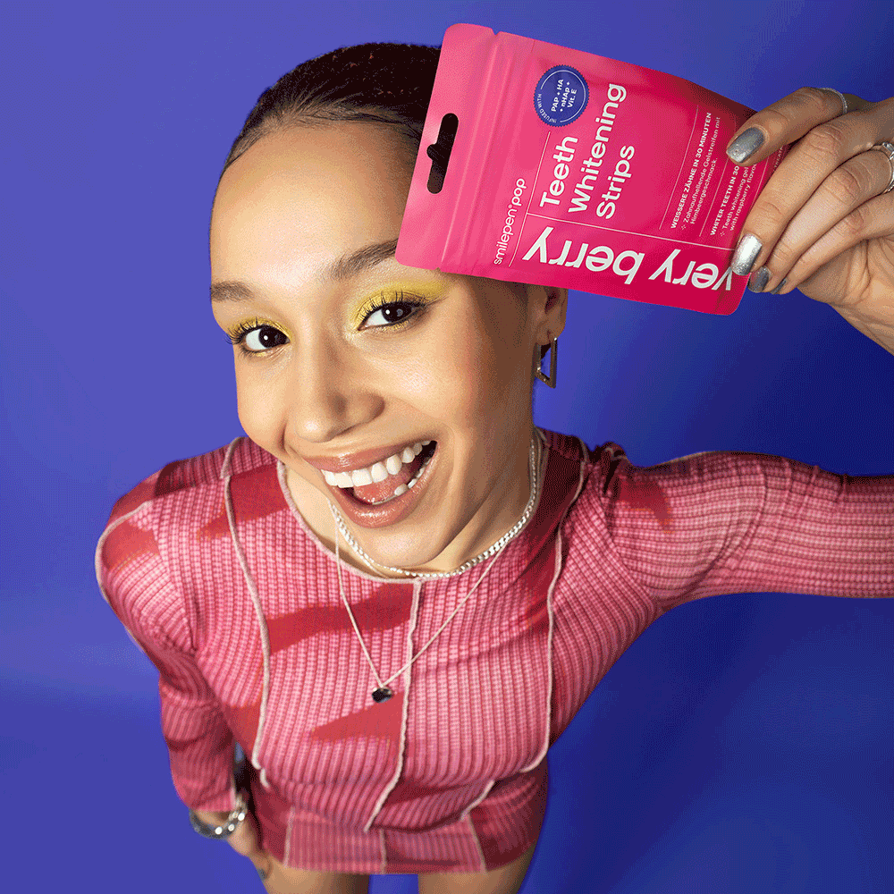 Bild: Smilepen pop Pop Teeth Whitening Strips Very Berry 