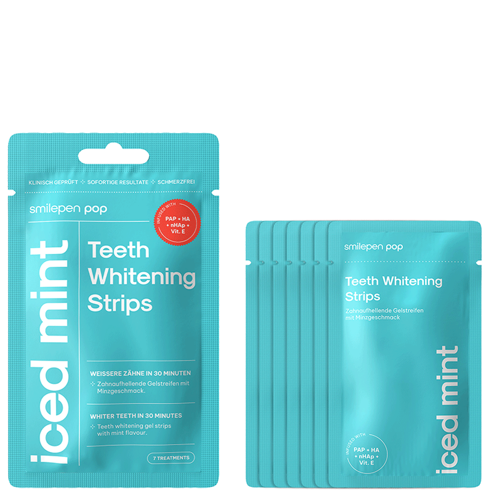 Bild: Smilepen pop Pop Teeth Whitening Strips Iced Mint 
