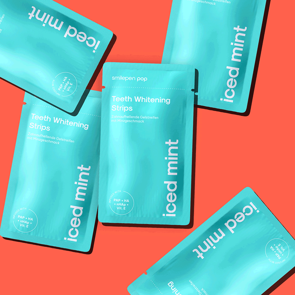 Bild: Smilepen pop Pop Teeth Whitening Strips Iced Mint 