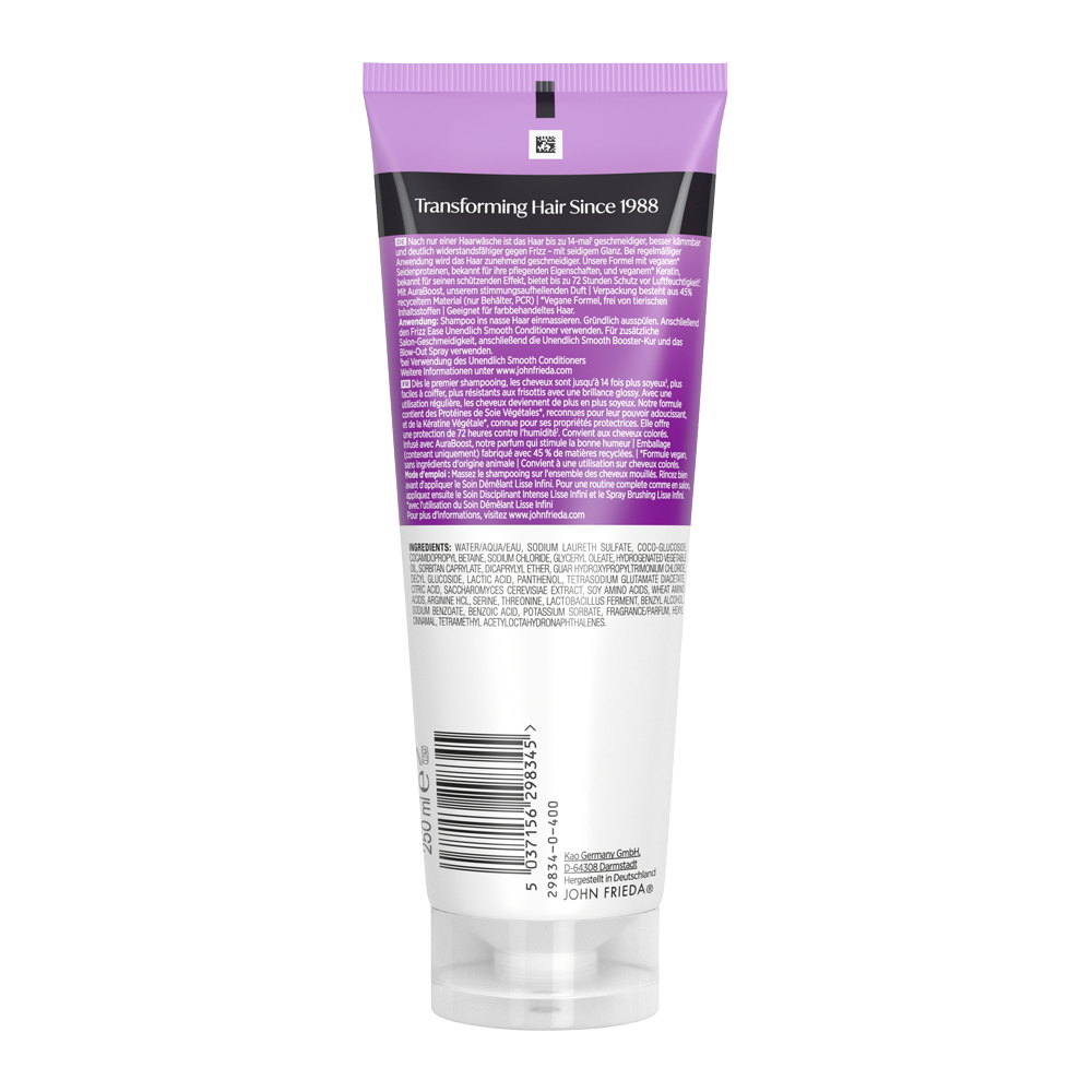 Bild: JOHN FRIEDA FRIZZ EASE Unendlich Smooth Shampoo