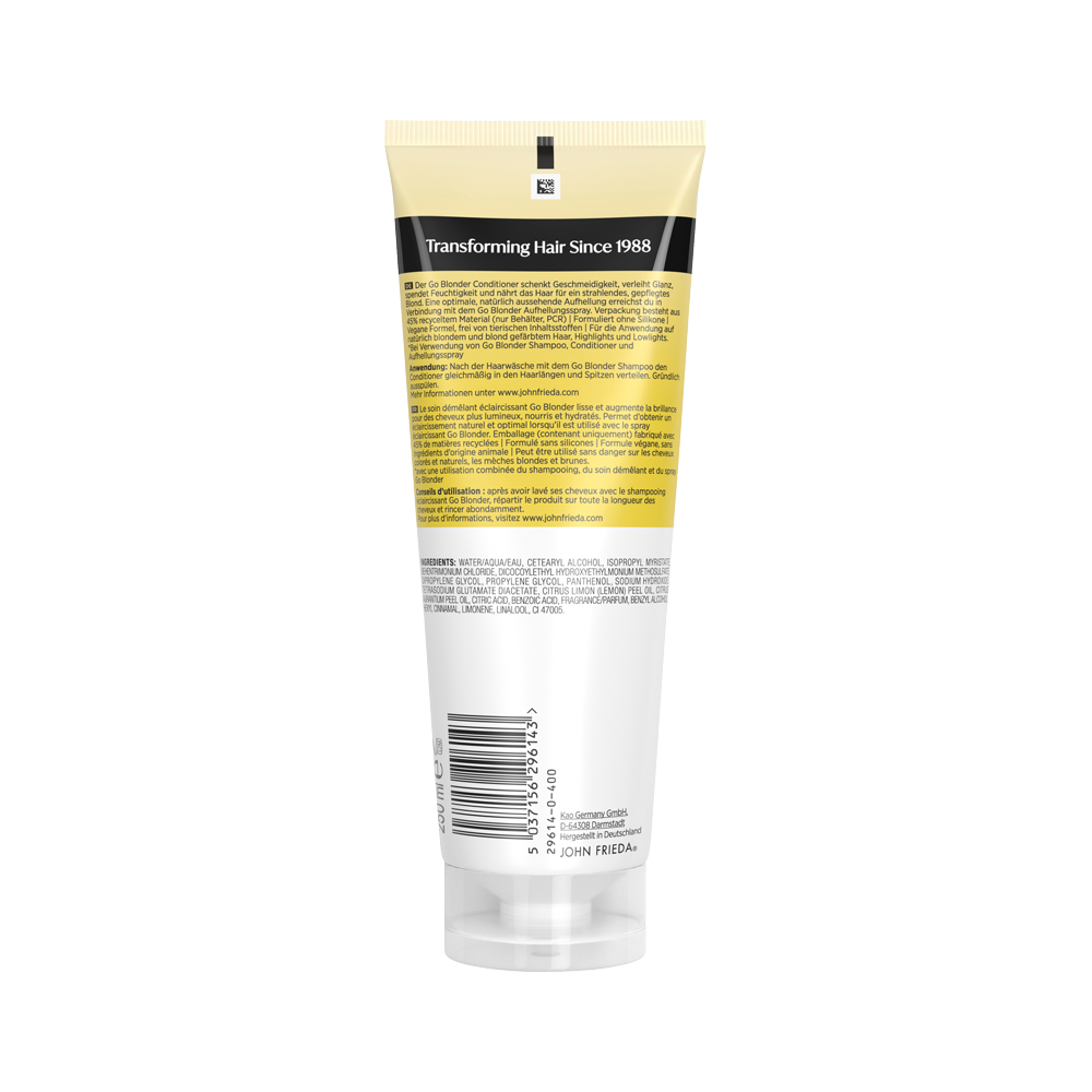 Bild: JOHN FRIEDA Go Blonder Aufhellender Conditioner 
