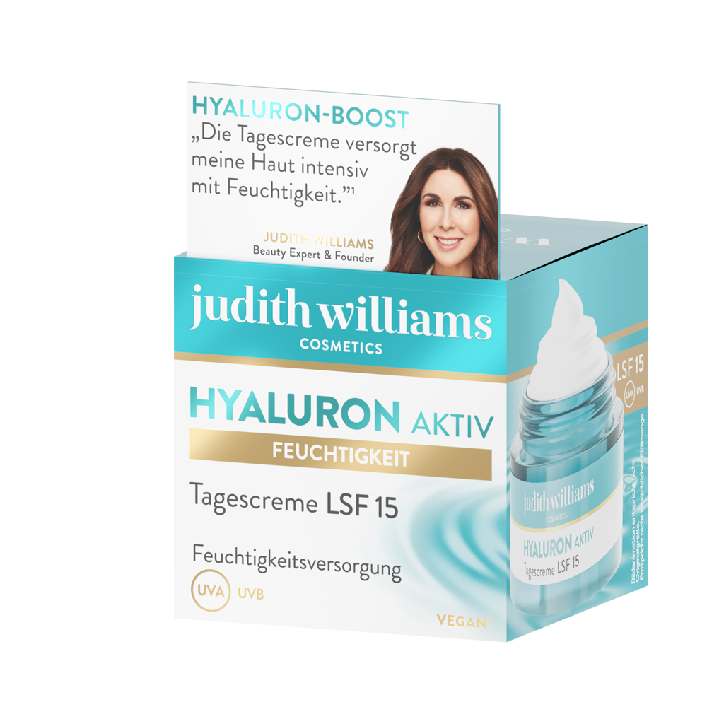 Bild: Judith Williams Cosmetics Tagescreme Hyaluron Aktiv LSF 15 