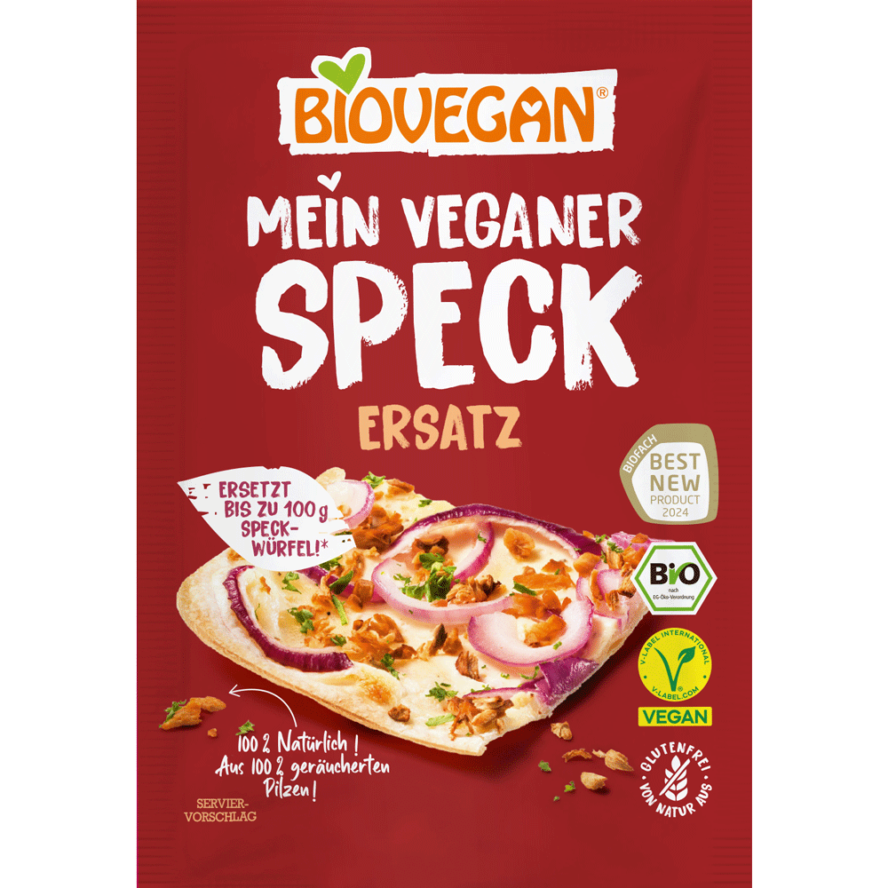 Bild: Biovegan Mein Veganer Speck Ersatz 