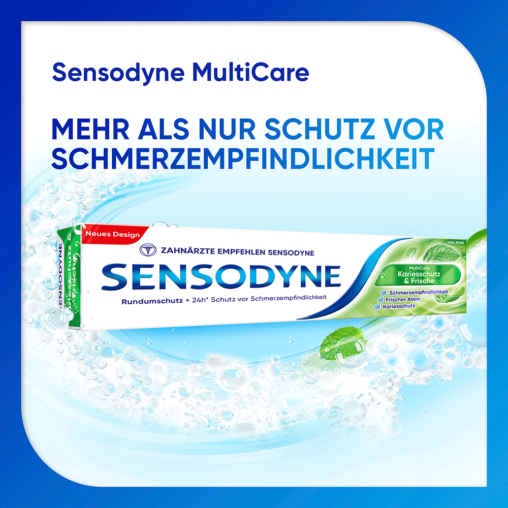 Bild: SENSODYNE Zahnpasta Multi Care Kariesschutz & Frische 