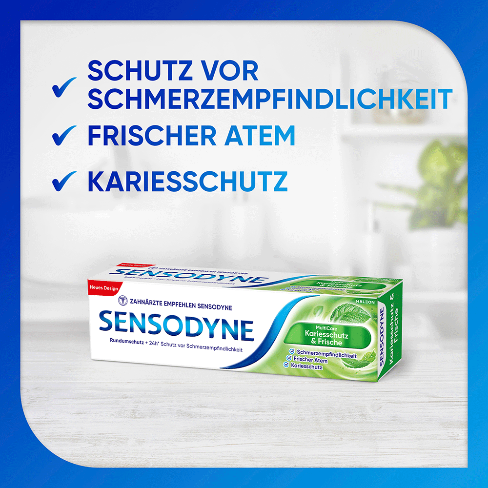 Bild: SENSODYNE Zahnpasta Multi Care Kariesschutz & Frische 