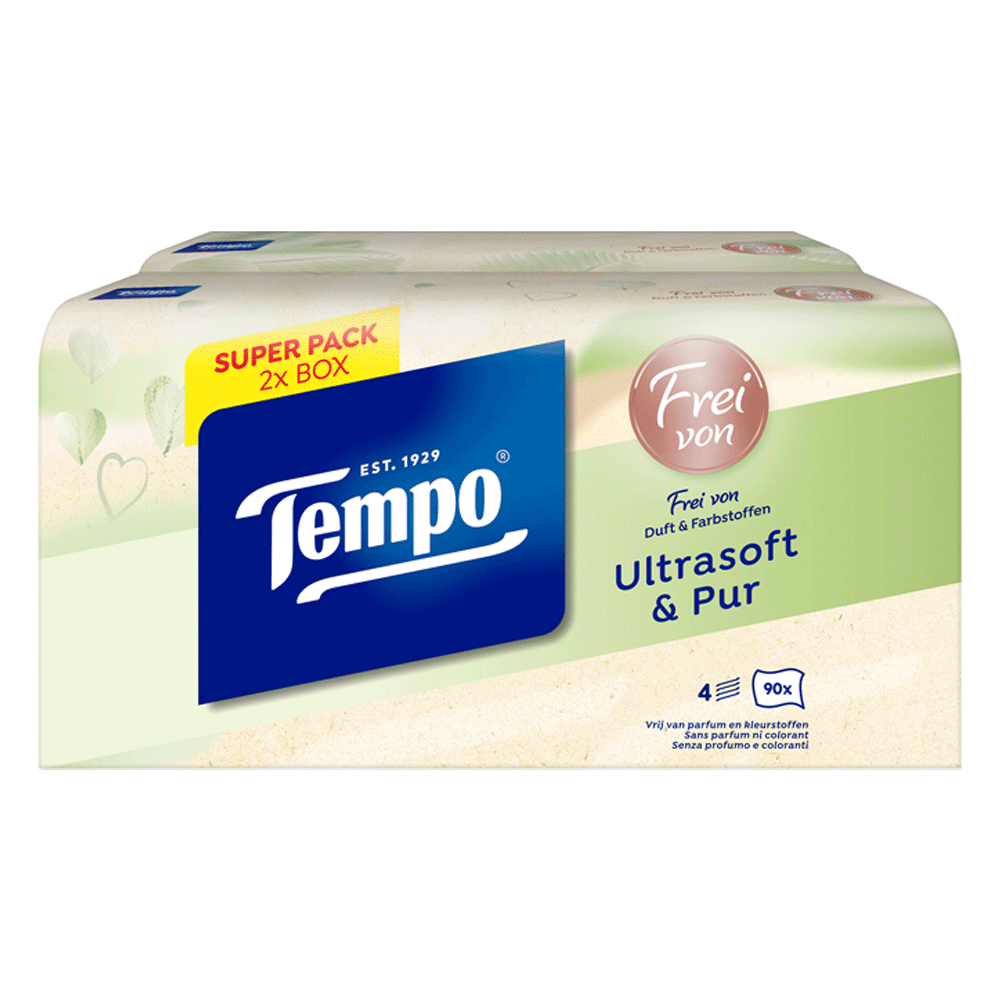 Bild: Tempo Taschentücher Duo Box Natural 