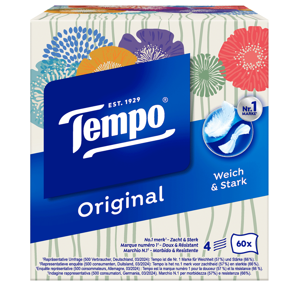 Bild: Tempo Original Würfel Box