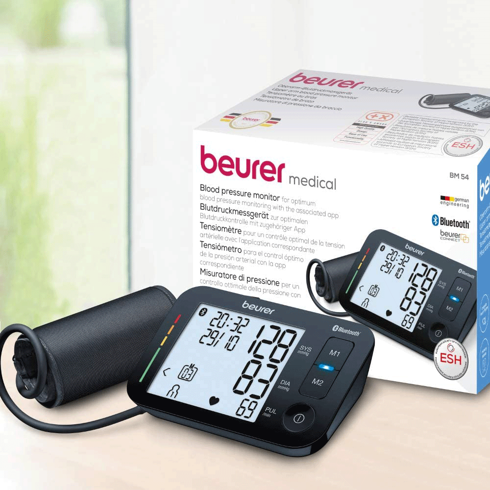 Bild: Beurer Blutdruckmessgerät BM54 Oberarm Bluetooth 