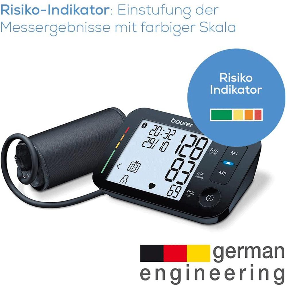Bild: Beurer Blutdruckmessgerät BM54 Oberarm Bluetooth 