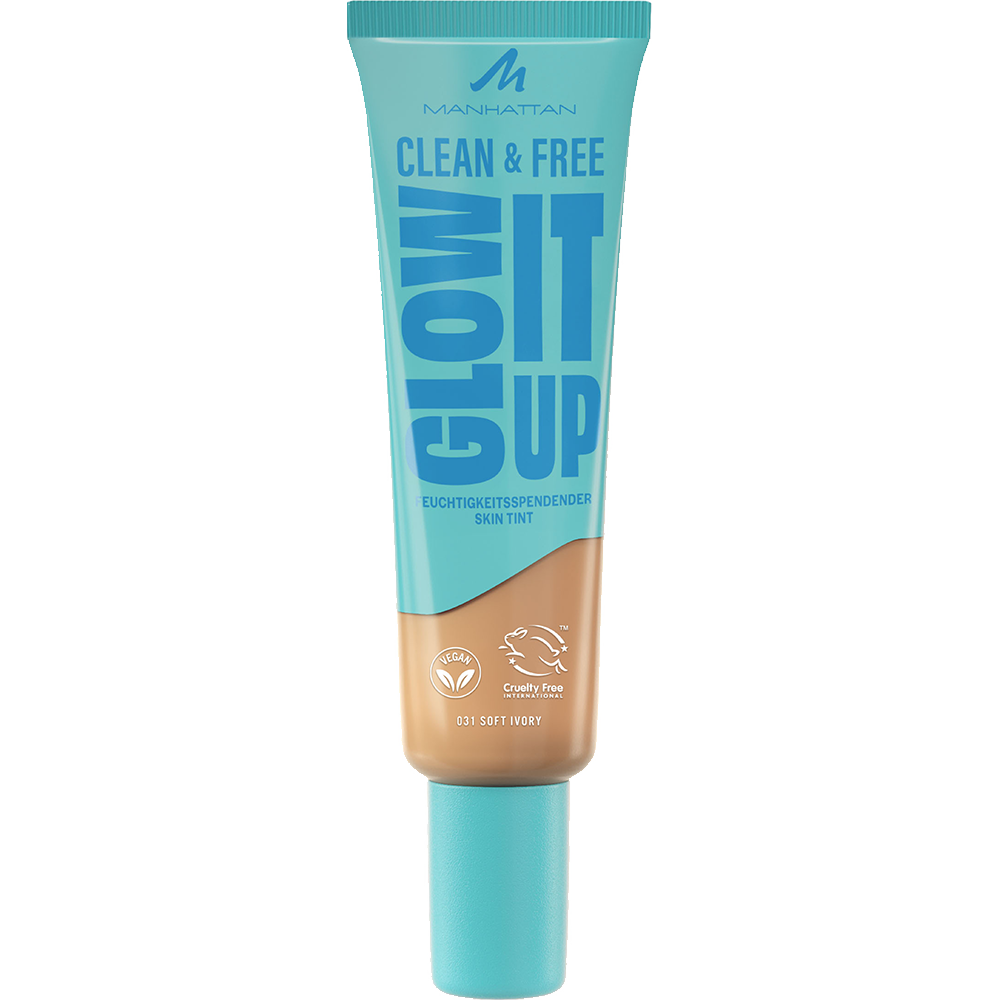 Bild: MANHATTAN Clean & Free Glow It Up Skin Tint Soft Ivory 031