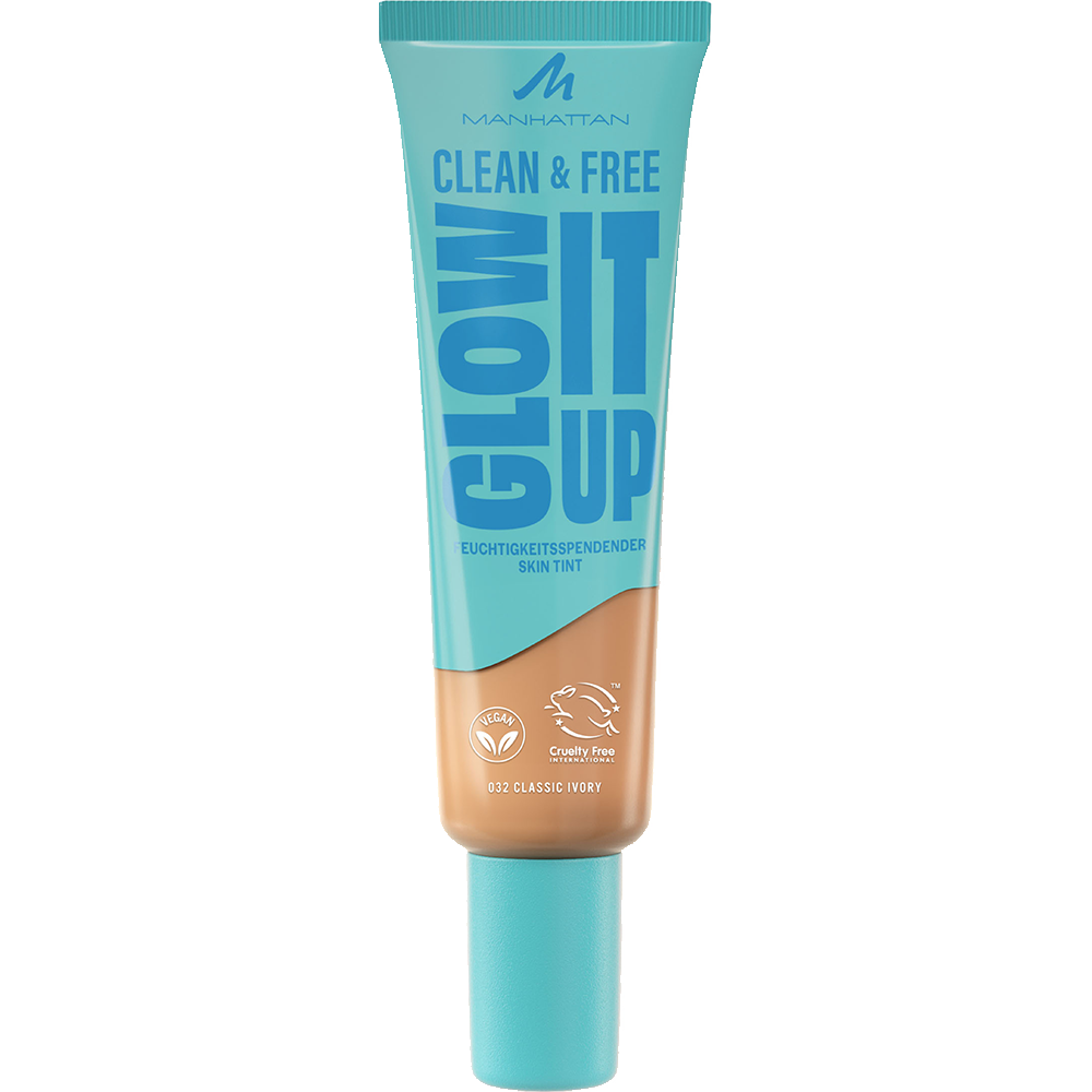 Bild: MANHATTAN Clean & Free Glow It Up Skin Tint Classic Ivory 032
