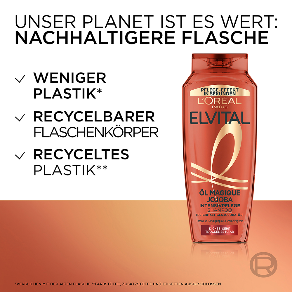 Bild: L'ORÉAL PARIS ELVITAL Öl Magique Jojoba Shampoo 