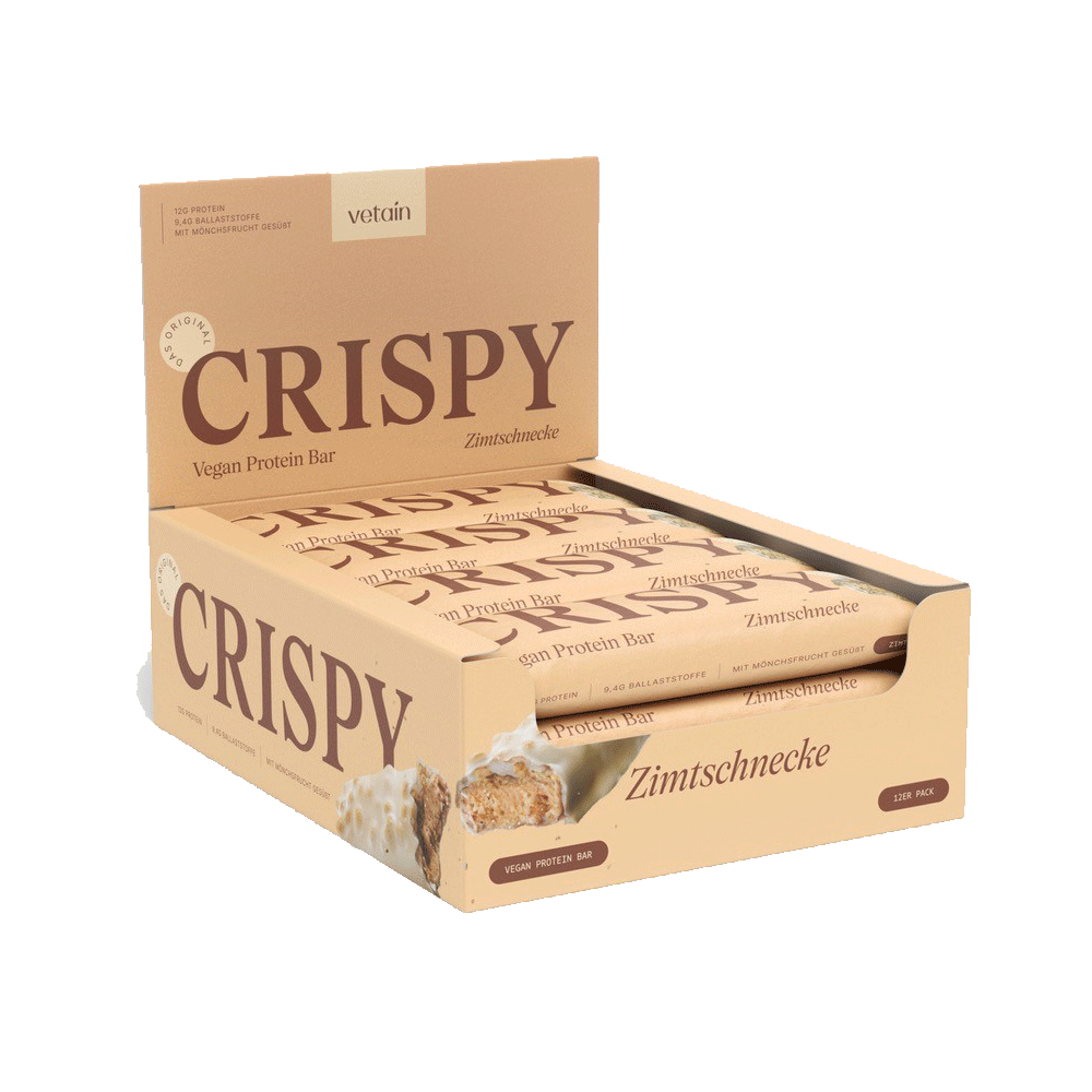 Bild: Vetain Crispy Vegan Protein Bar Zimtschnecke 