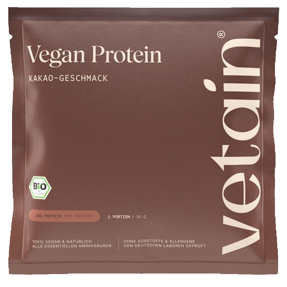 Bild: Vetain Vegan Protein Kakao 