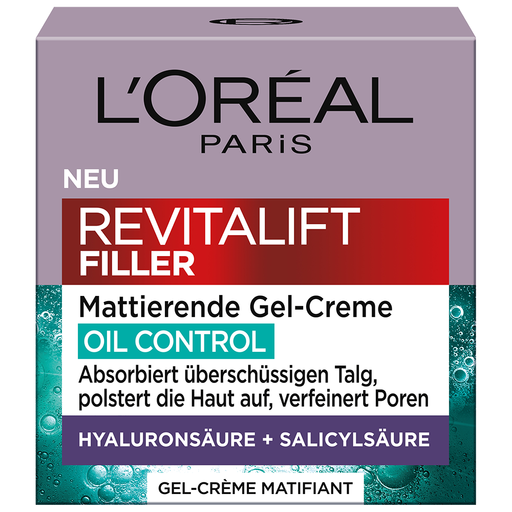 Bild: L'ORÉAL PARIS Revitalift Filler Mattierende Gel-Creme 
