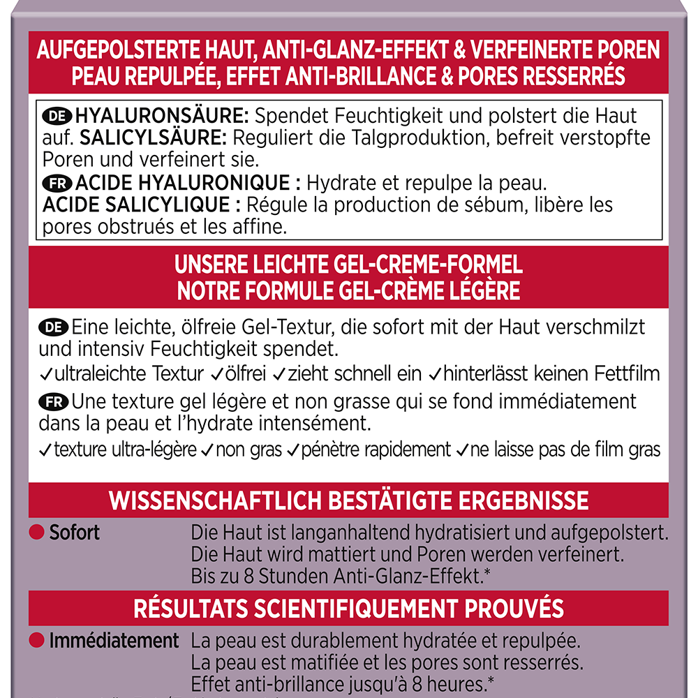 Bild: L'ORÉAL PARIS Revitalift Filler Mattierende Gel-Creme 