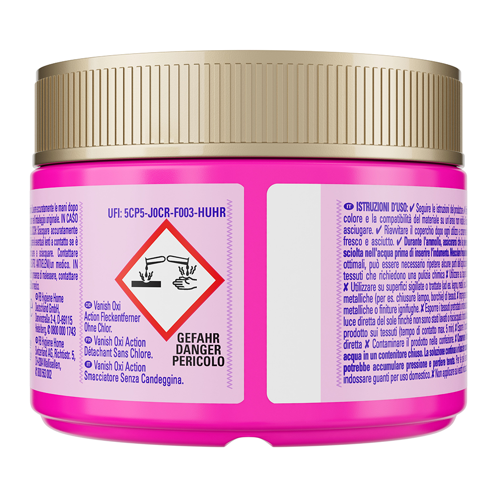 Bild: Vanish OxiAction Fleckenentferner Wäsche Booster Pulver Ohne Chlor 