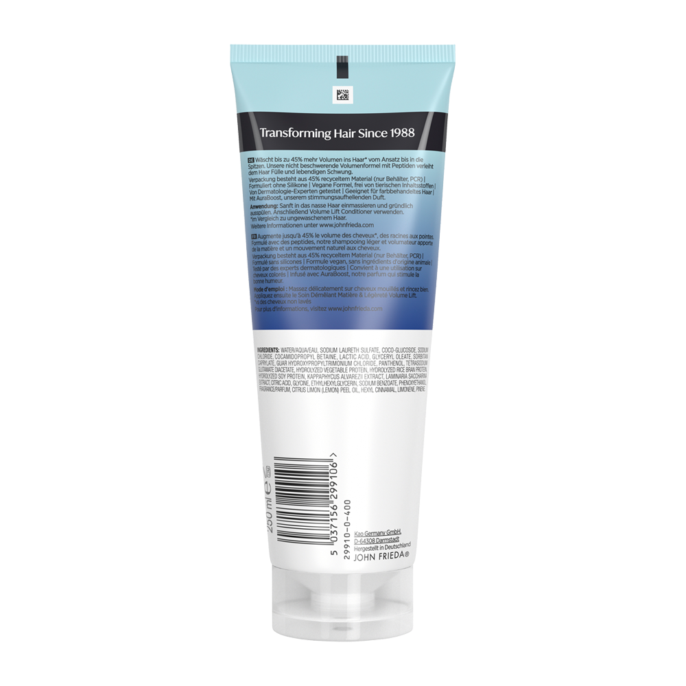 Bild: JOHN FRIEDA Volume Lift Nicht Beschwerdendes Shampoo
