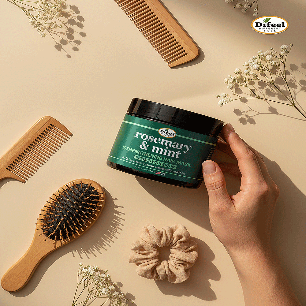 Bild: Difeel Strengthening Hair Mask Rosemary and Mint 