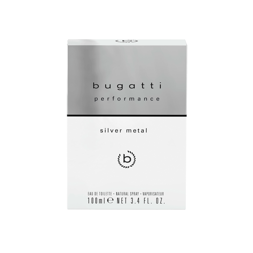Bild: Bugatti Performance Silver Metal Eau de Toilette 