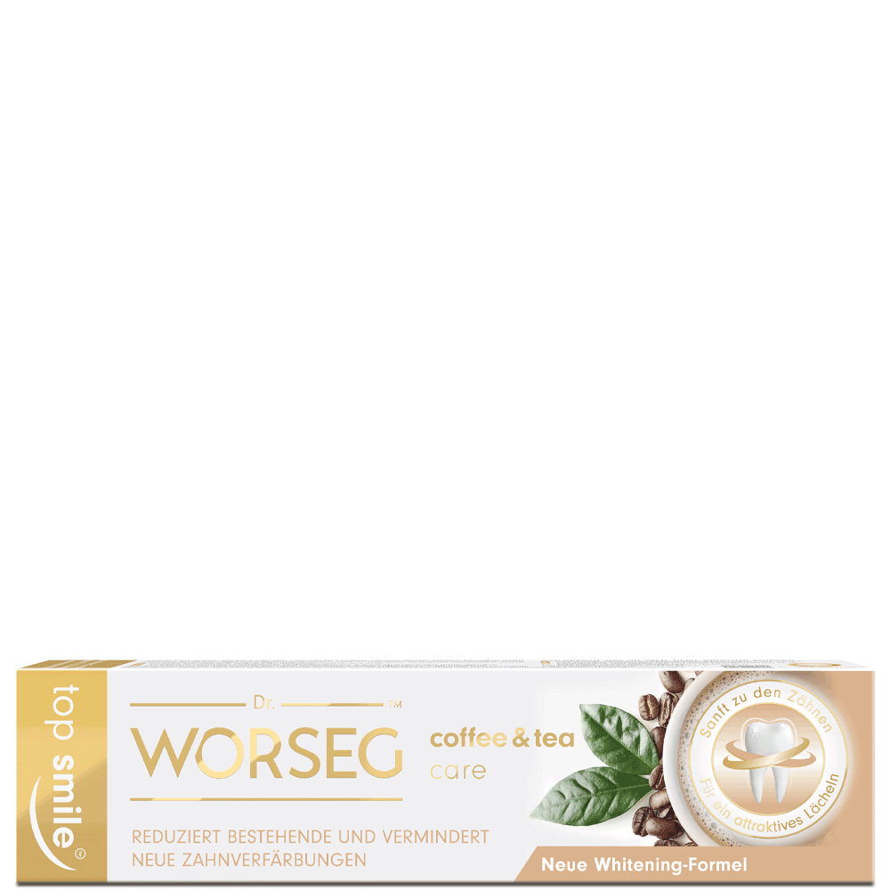 Bild: Worseg Top Smile Coffee & Tea Care Zahncreme