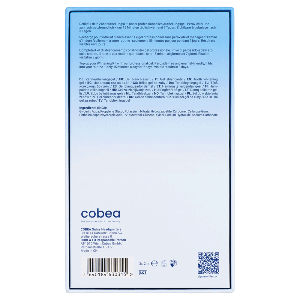 Bild: Alpine White Whitening Gel 