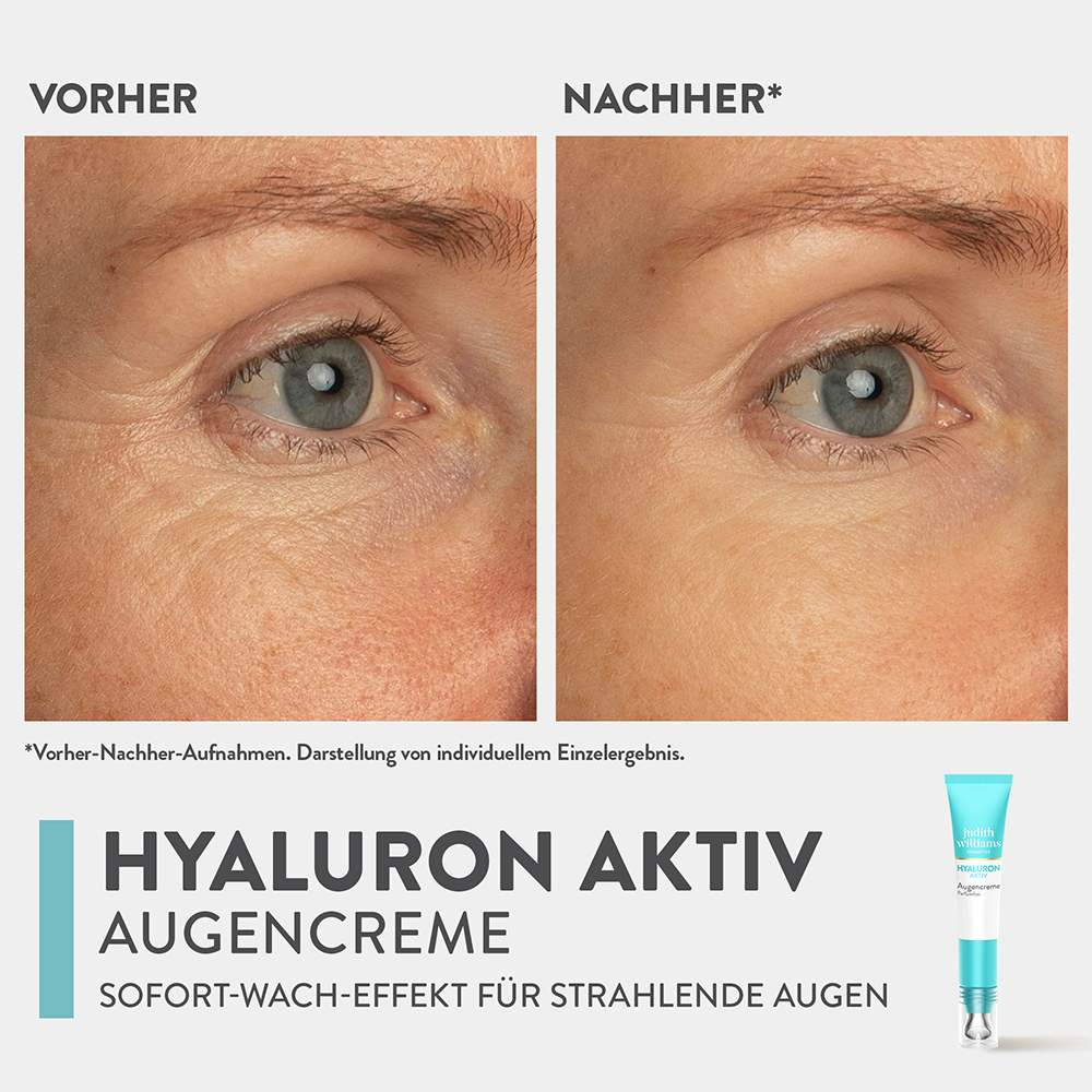 Bild: Judith Williams Cosmetics Augencreme Hyaluron Aktiv Feuchtigkeit 