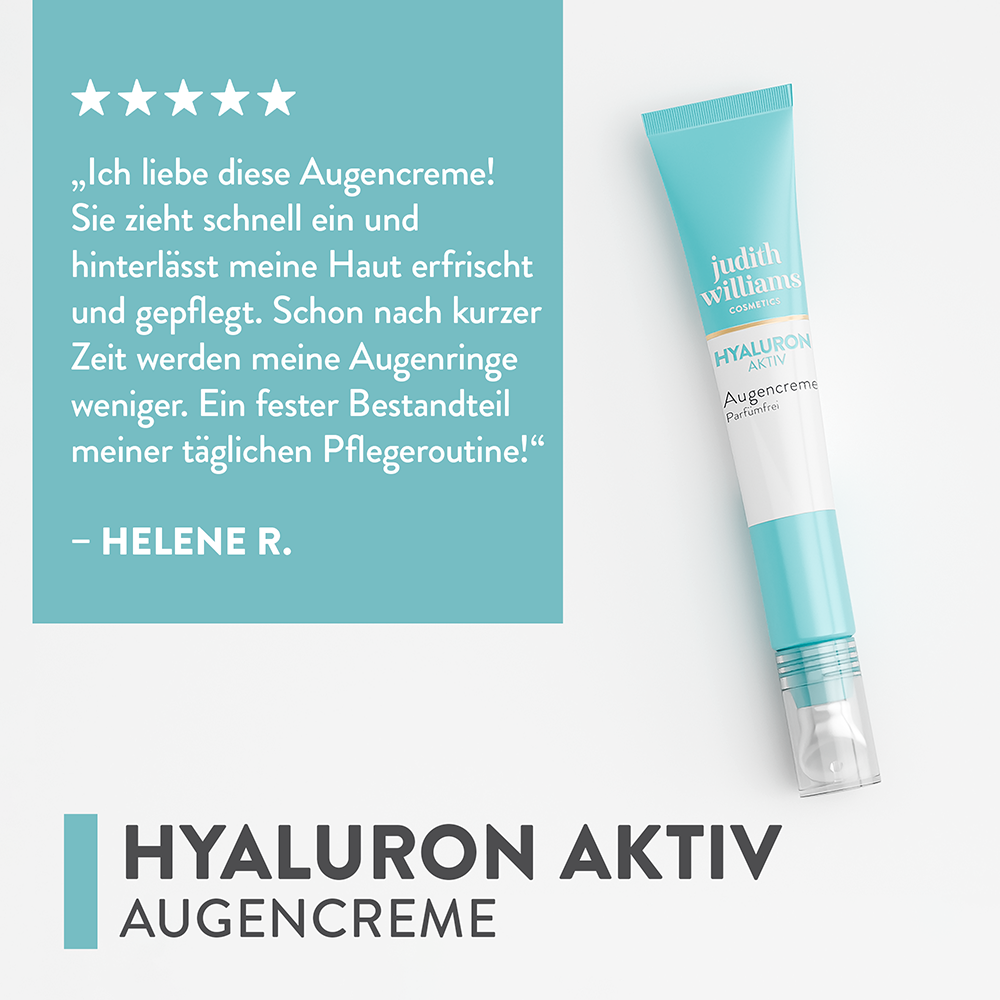 Bild: Judith Williams Cosmetics Augencreme Hyaluron Aktiv Feuchtigkeit 