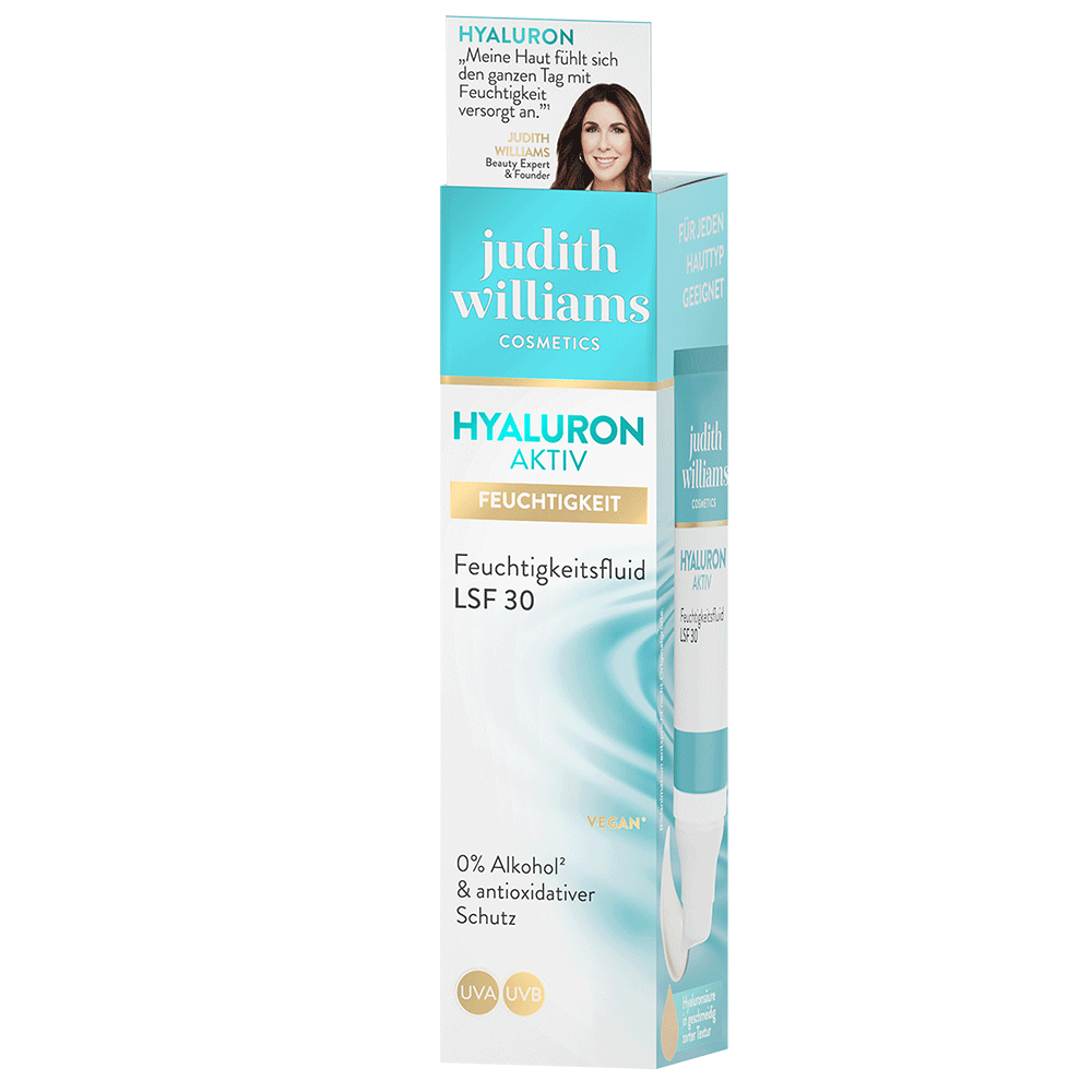 Bild: Judith Williams Cosmetics Feuchtigkeitsfluid LSF30 Hyaluron Aktiv 