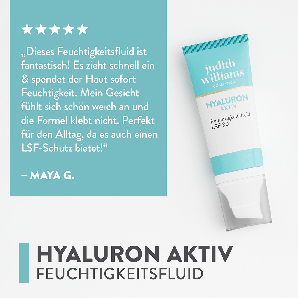 Bild: Judith Williams Cosmetics Feuchtigkeitsfluid LSF30 Hyaluron Aktiv 