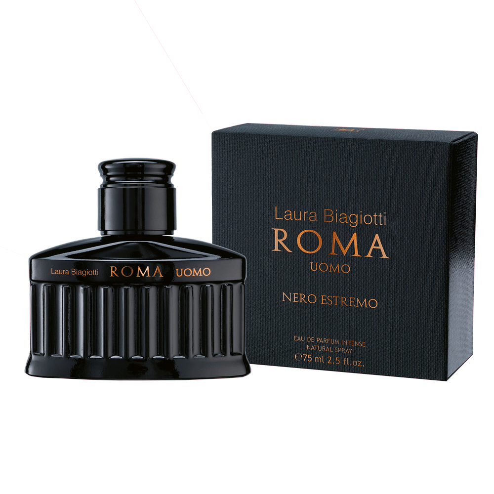 Bild: Laura Biagiotti Roma Uomo Nero Estremo Eau de Parfum Intense 