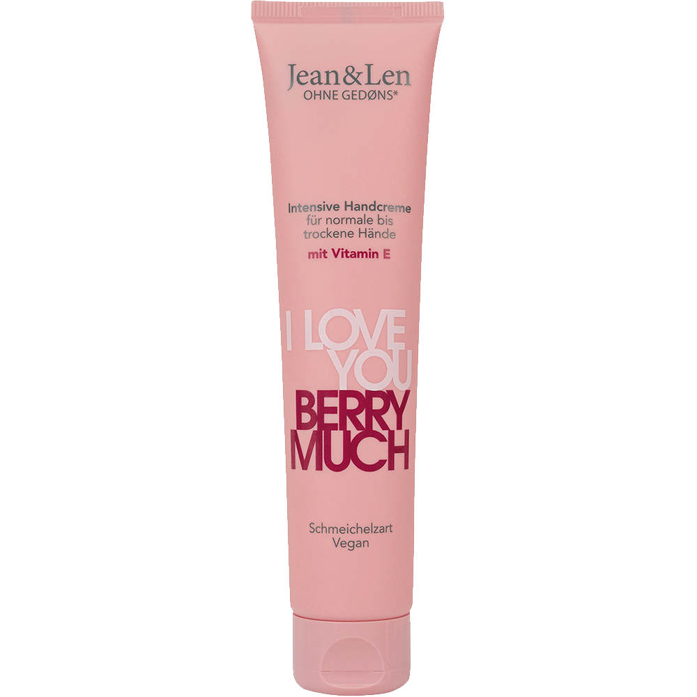 Bild: Jean&Len Intensive Handcreme I Love You Berry Much 