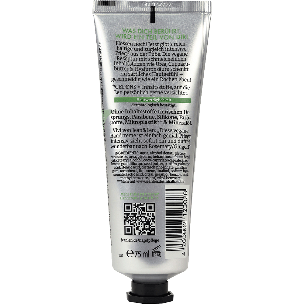 Bild: Jean&Len Sehr Geile Handcreme 