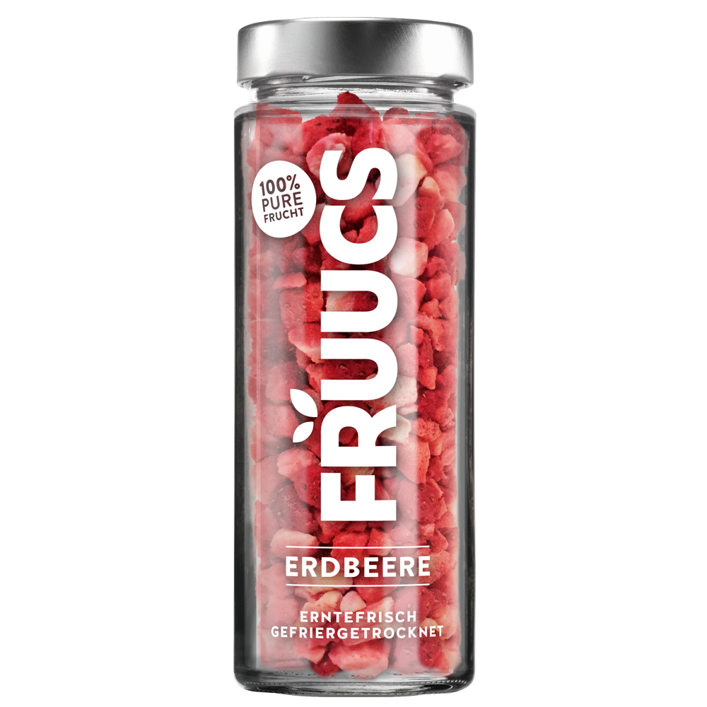 Bild: Fruucs Erdbeerstücke Gefriergetrocknet 