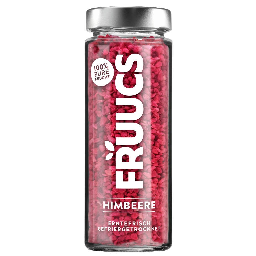Bild: Fruucs Himbeerstücke Gefriergetrocknet 