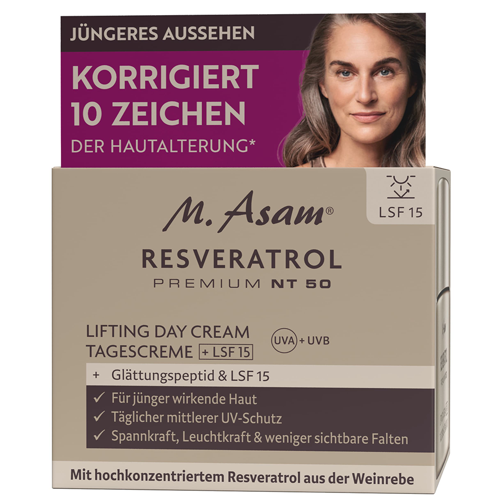 Bild: M. Asam Resveratrol Premium NT50 Lifting Tagescreme LSF 15 
