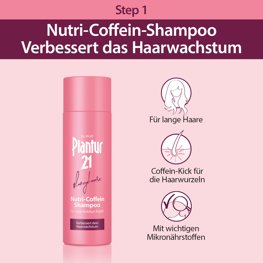 Bild: Plantur 21 Nutri Coffein Shampoo Lange Haare 