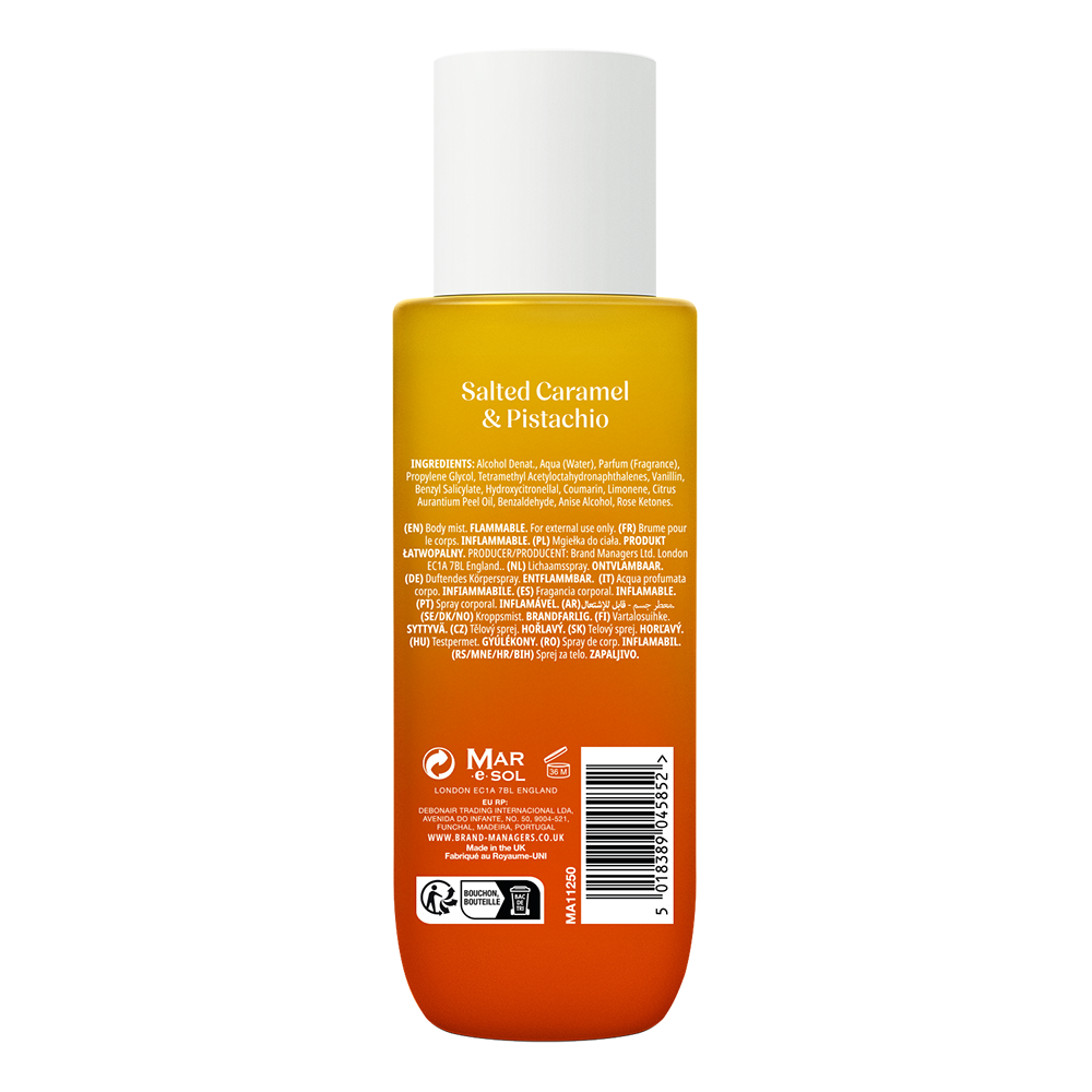Bild: Mar e Sol Salted Caramel and Pistachio Body Mist