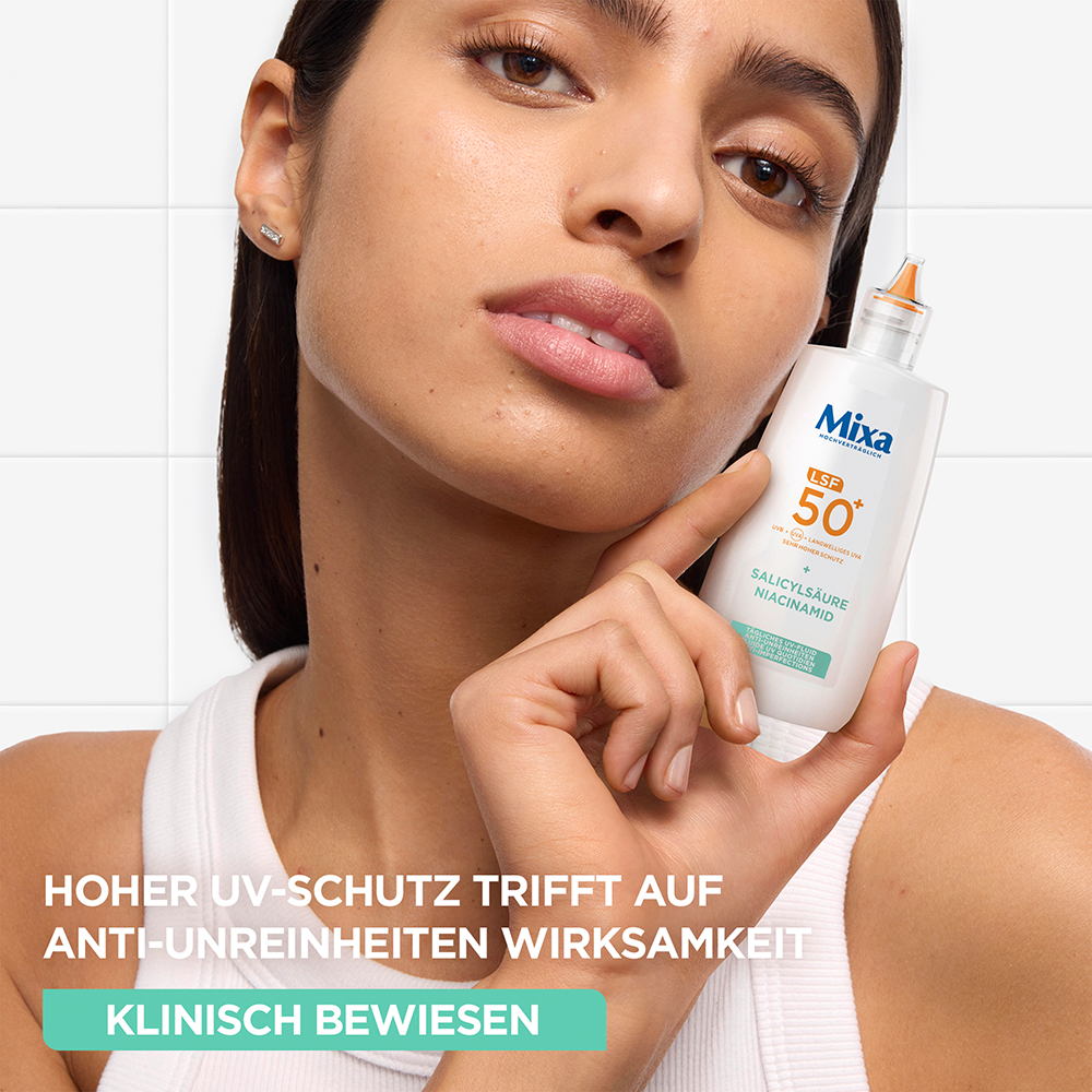Bild: Mixa Tägliches UV-Fluid LSF50+ Anti-Unreinheiten 